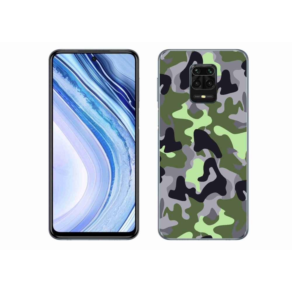 Gél borítás mmCase a Xiaomi Redmi Note 9S-hez - terepszínű minta 7