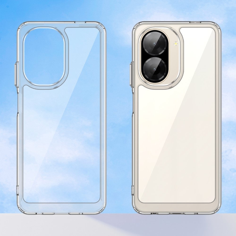 Gél tok kemény hátlappal Xiaomi Redmi A5 (173.45x79.35x8.45mm) - átlátszó