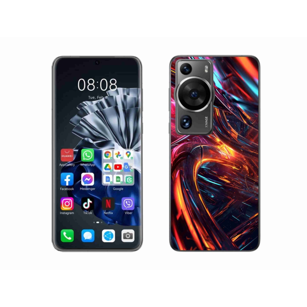 Gél borítás mmCase a Huawei P60 Pro számára - absztrakt motívum 10