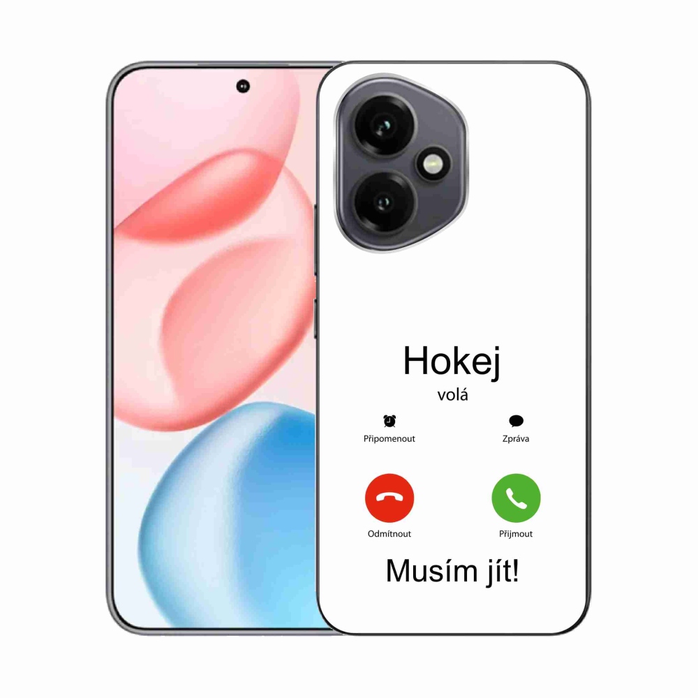 Gél borító mmCase a Honor 400-hoz - hoki hívások fehér háttérrel