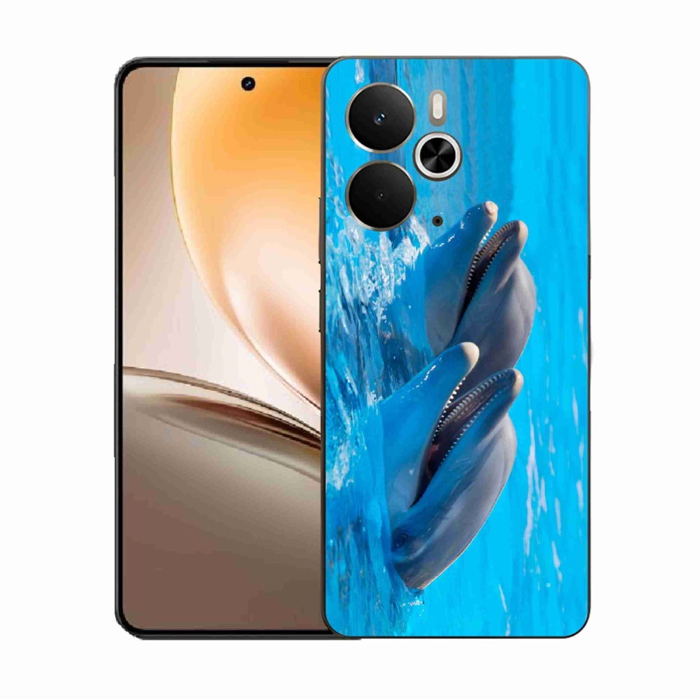 Gél borítás mmCase a Realme 14 5G készülékhez - delfinek