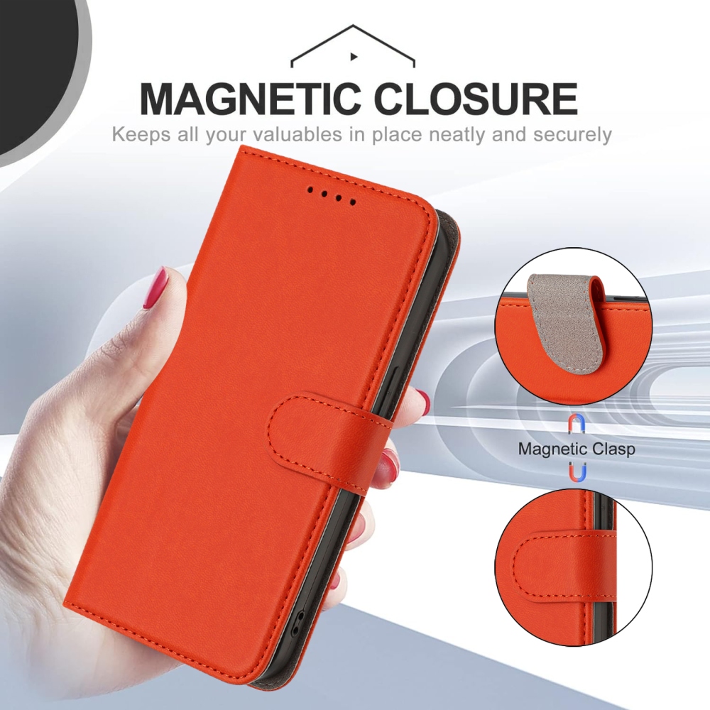 Snap book tok Samsung Galaxy A07 4G készülékhez - narancssárga