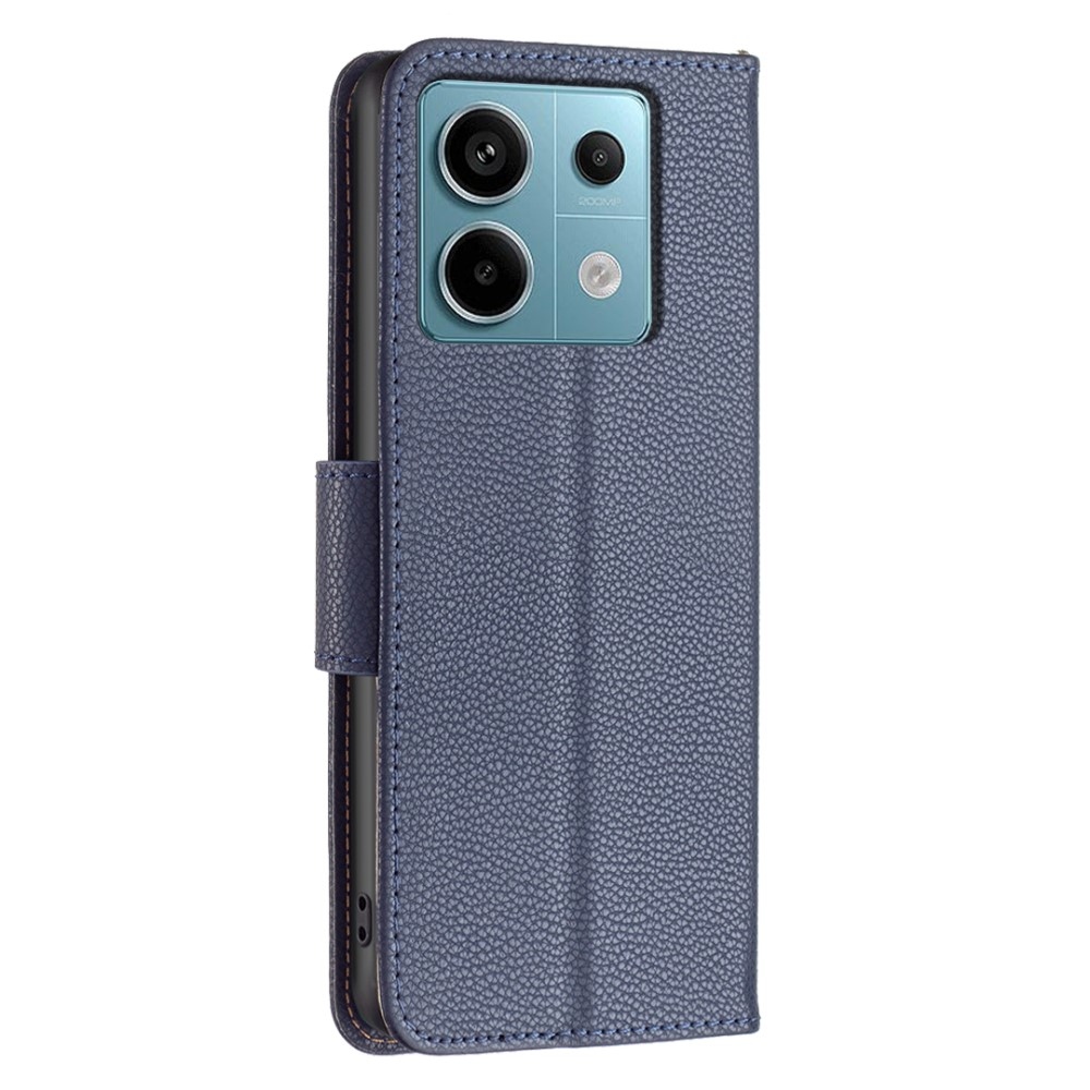 Állványos könyv tok Xiaomi Redmi Note 13 Pro 5G/Poco X6 5G - sötétkék