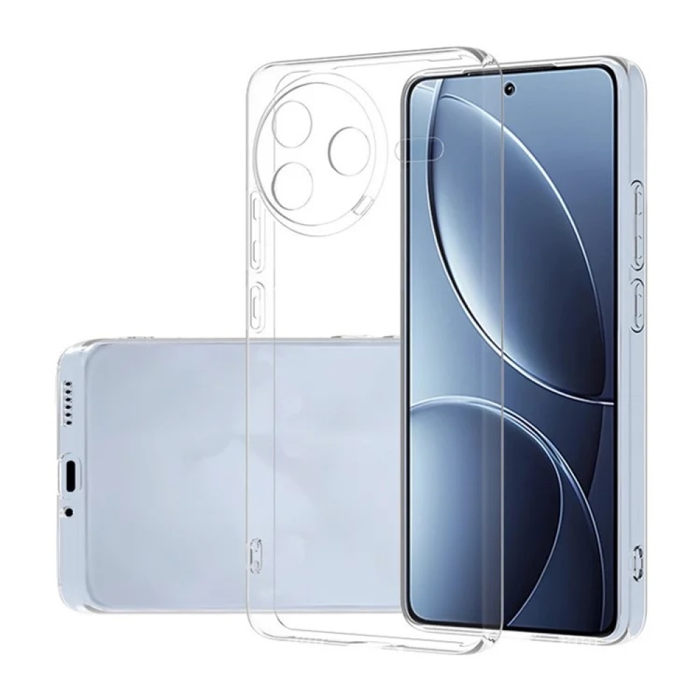 Átlátszó zselés tok Xiaomi Poco F7 Pro - átlátszó