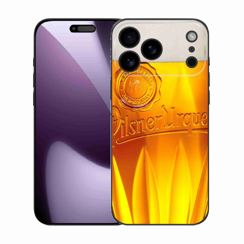 Zselés borítás mmCase iPhone 17 Pro Max készülékhez - sör