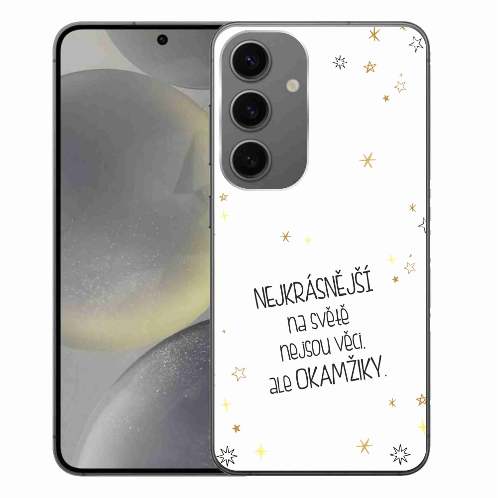 Gél borítás mmCase Samsung Galaxy S24+ - idézem 4 fehér háttér