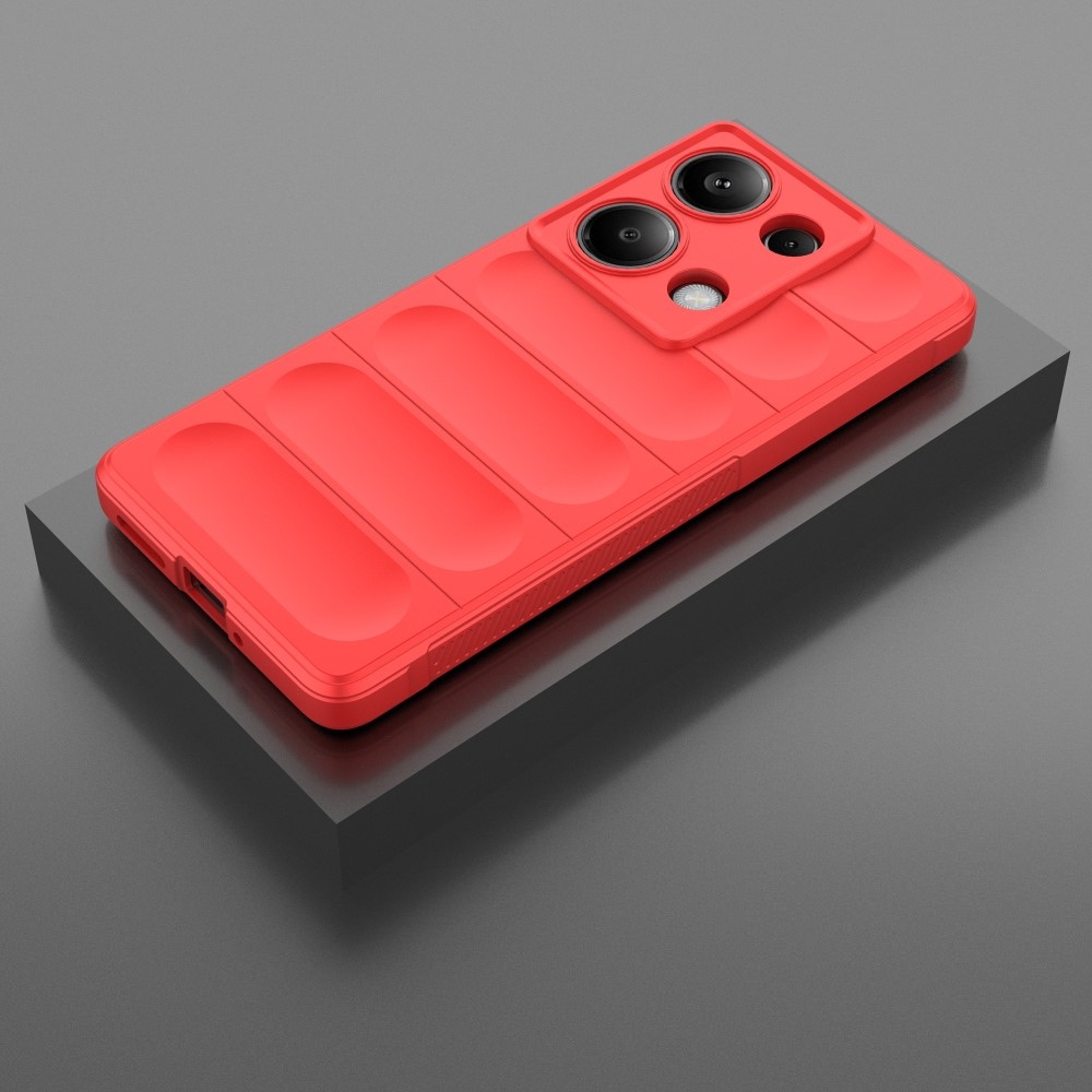 Rugg tartós zselés tok Xiaomi Redmi Note 13 Pro 4G/Poco M6 Pro - piros