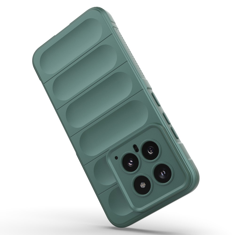 Rugg tartós zselés tok Xiaomi 14 - zöld