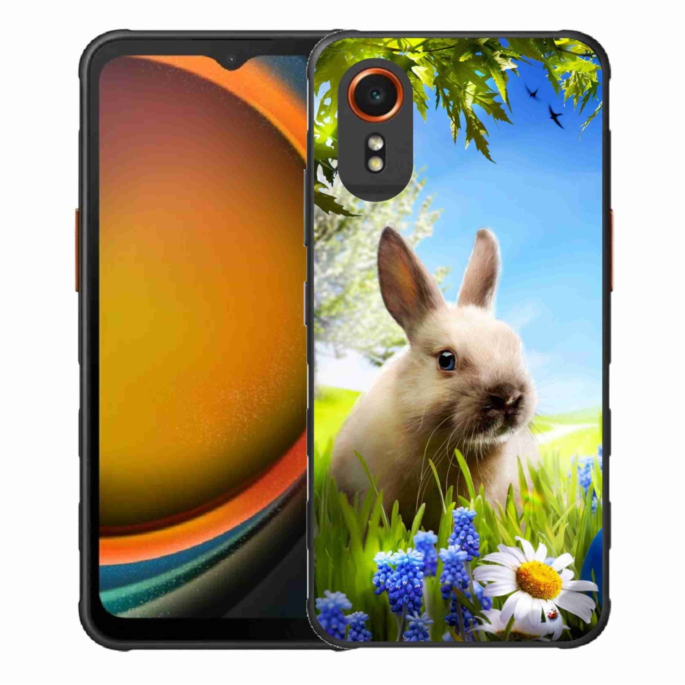 Zselés borítás mmCase Samsung Galaxy Xcover 7 készülékhez - nyuszi