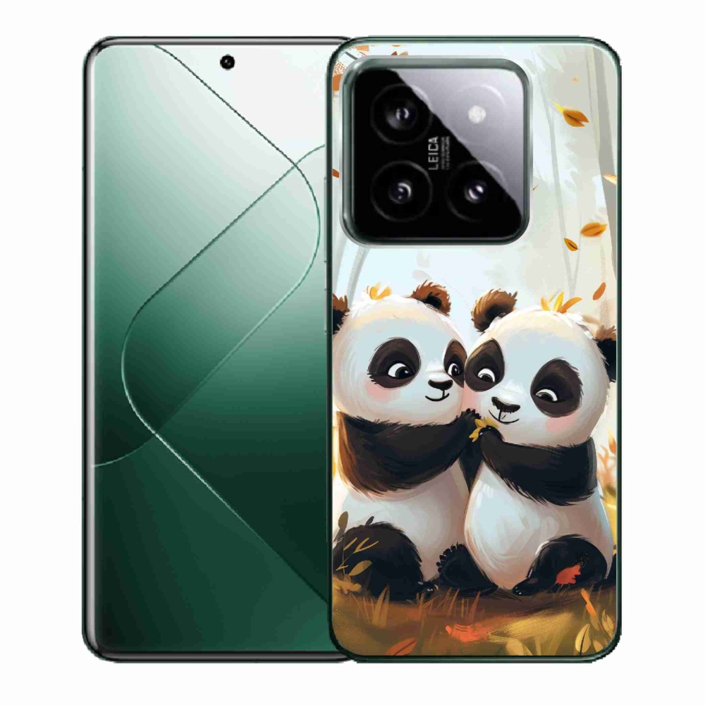 Gél borítás mmCase a Xiaomi 14-hez - pandák