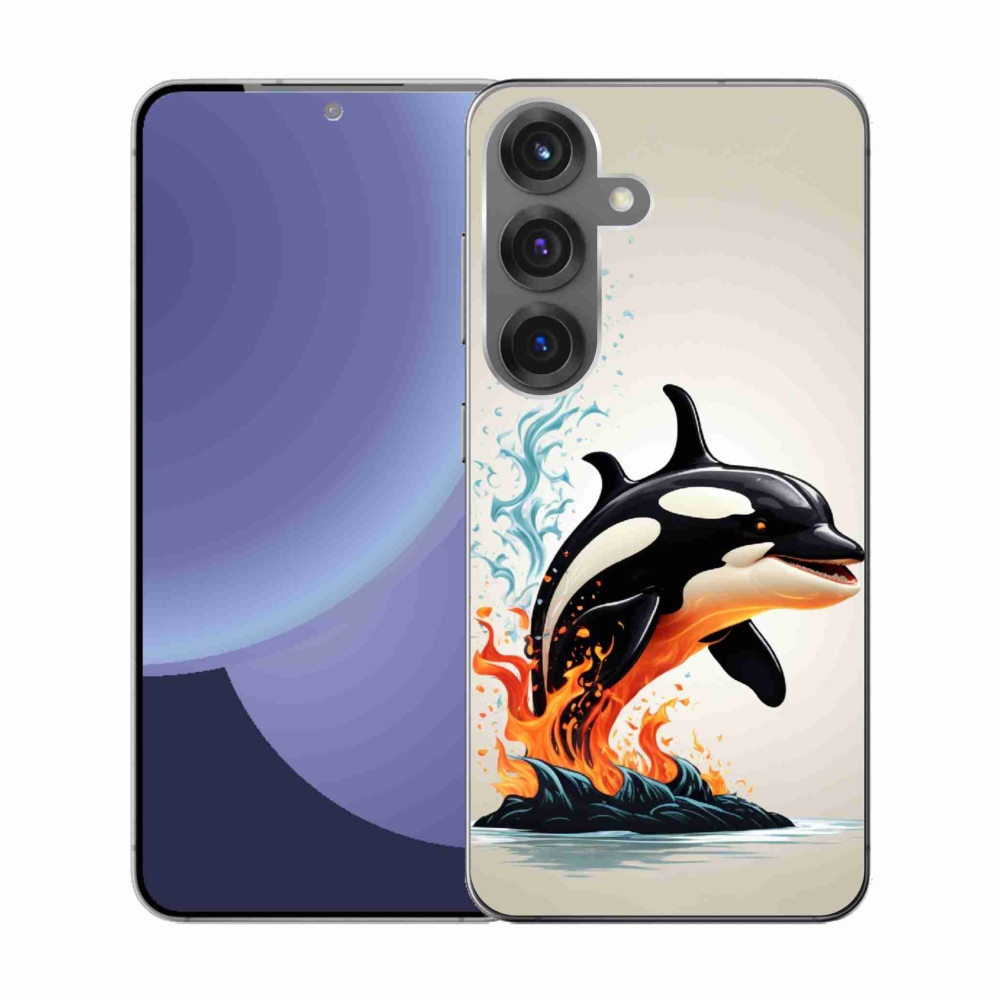 Zselés borítás mmCase Samsung Galaxy S25 készülékhez - orca