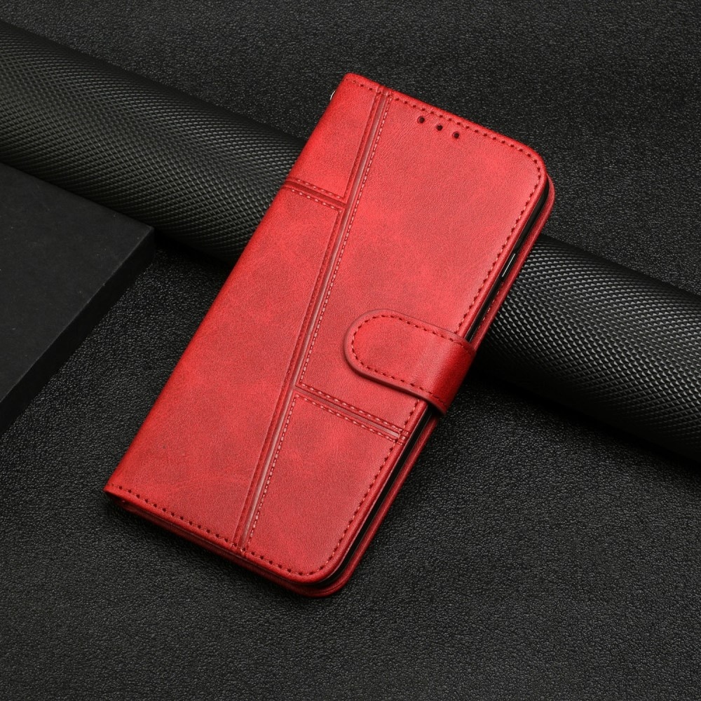Line könyvtáska a Realme C75 készülékhez - piros