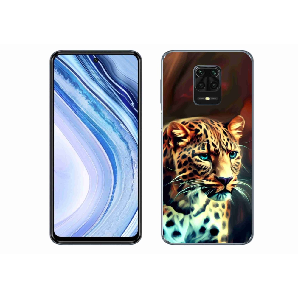 Gél borítás mmCase a Xiaomi Redmi Note 9 Pro készülékhez - leopárd