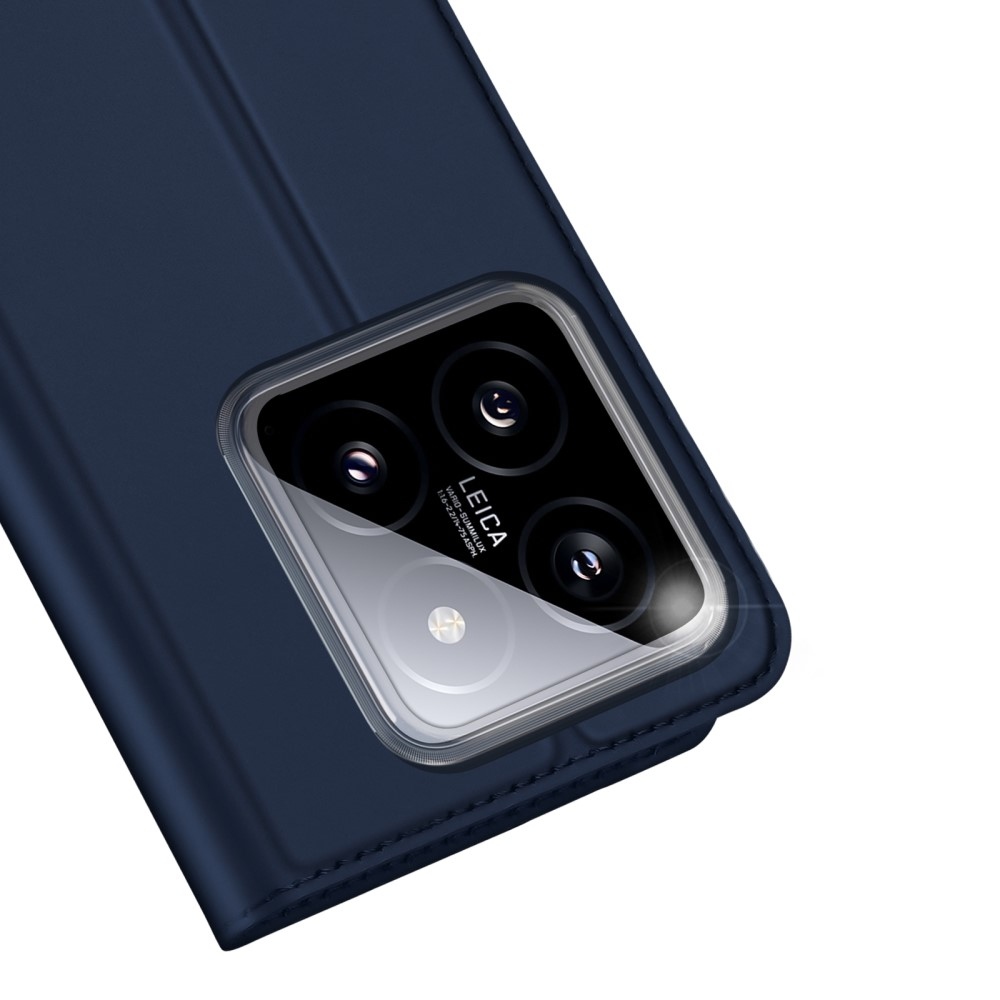 DUX könyvtáska Xiaomi 14 Pro-hoz - sötétkék