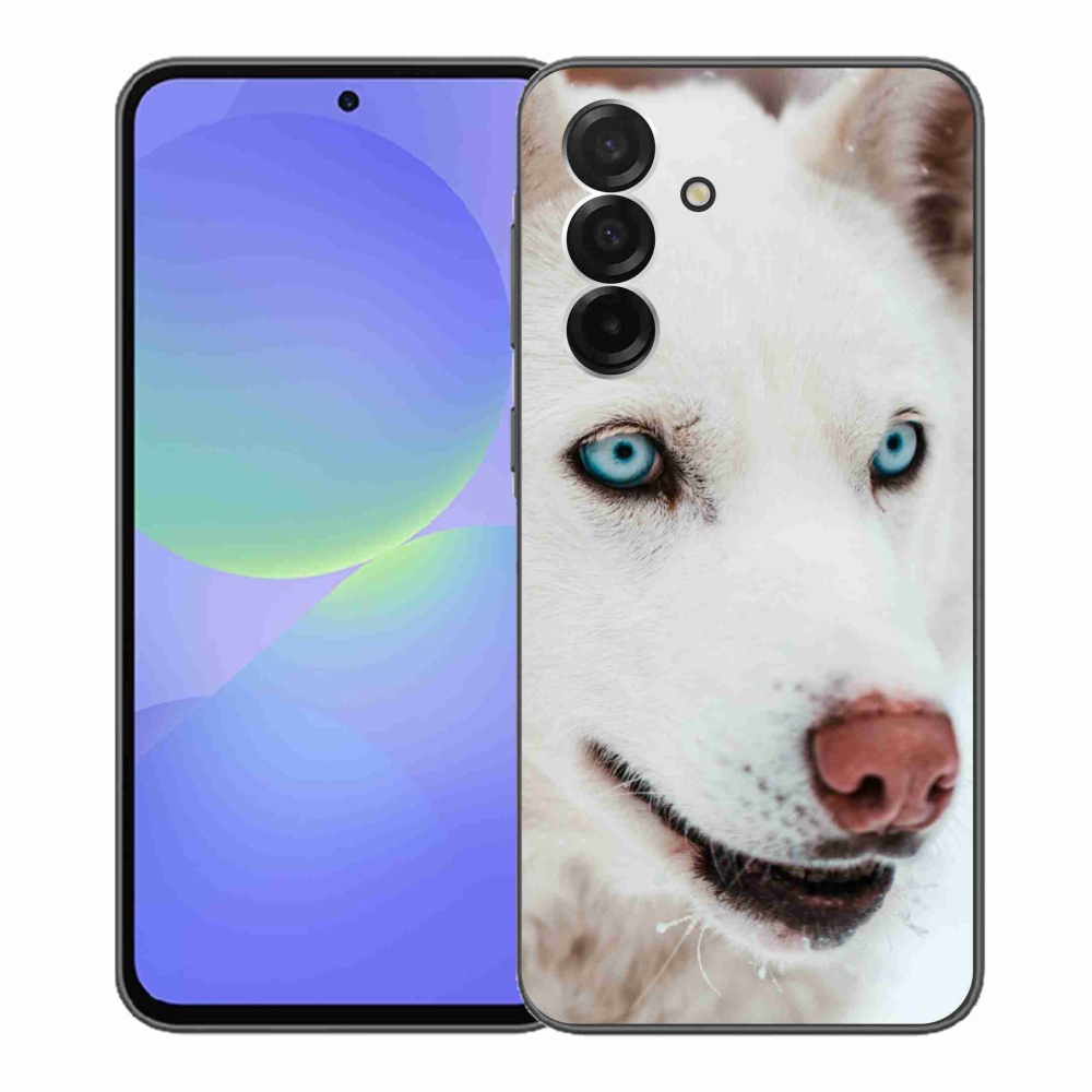 Zselés borítás mmCase Samsung Galaxy A36 5G - kutyaszemmel nézet