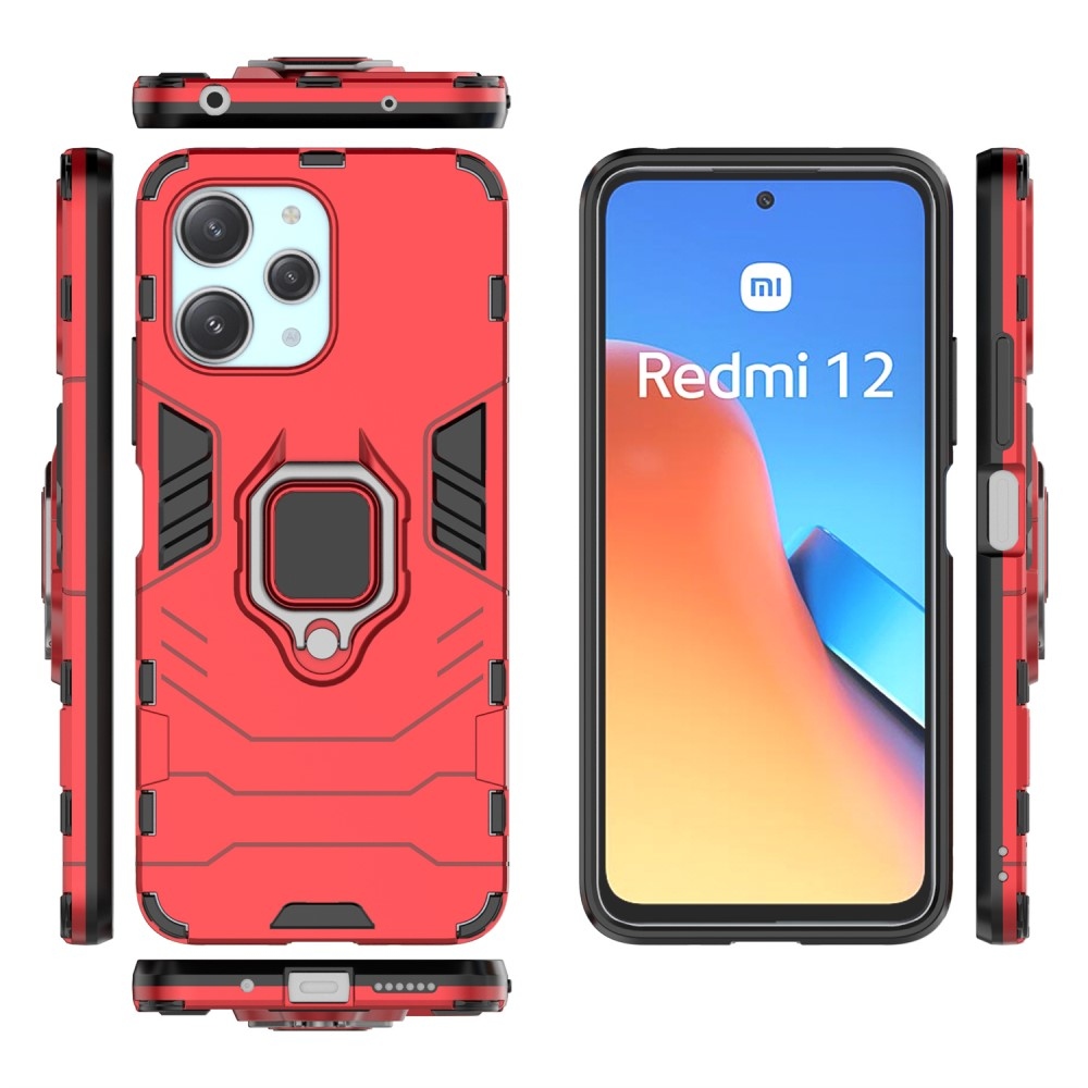 Guardy tartós borító Xiaomi Redmi 12 4G/5G készülékhez - piros
