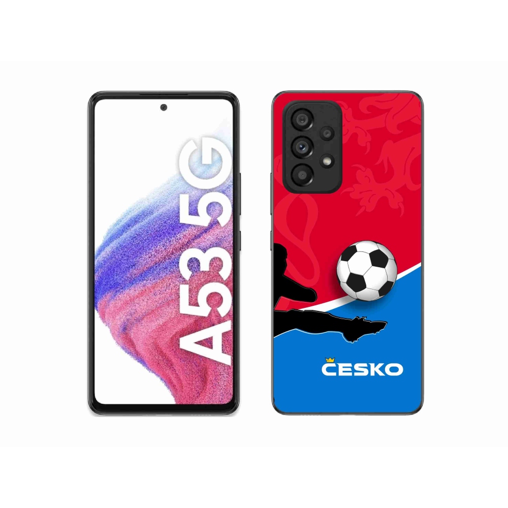 Gél borítás mmCase Samsung Galaxy A53 5G - Soccer Csehország 2