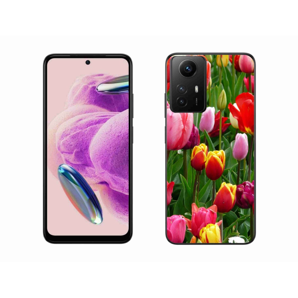 Gél borítás mmCase a Xiaomi Redmi Note 12S-hez - tulipánok