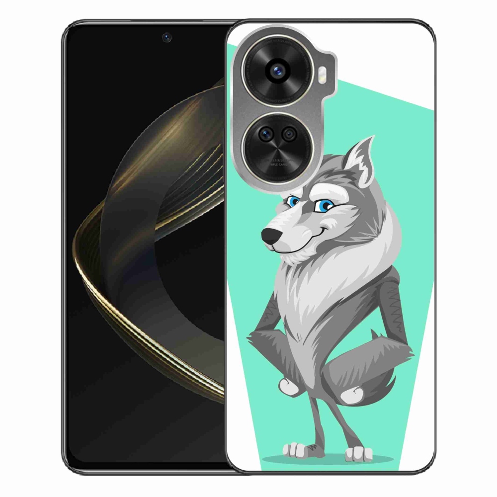 Gél borítás mmCase a Huawei Nova 12 SE-hez - rajzfilmfarkas