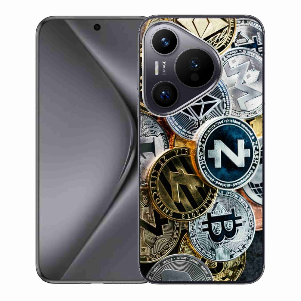 Gél borító mmCase a Huawei Pura 70 számára - kriptovaluták