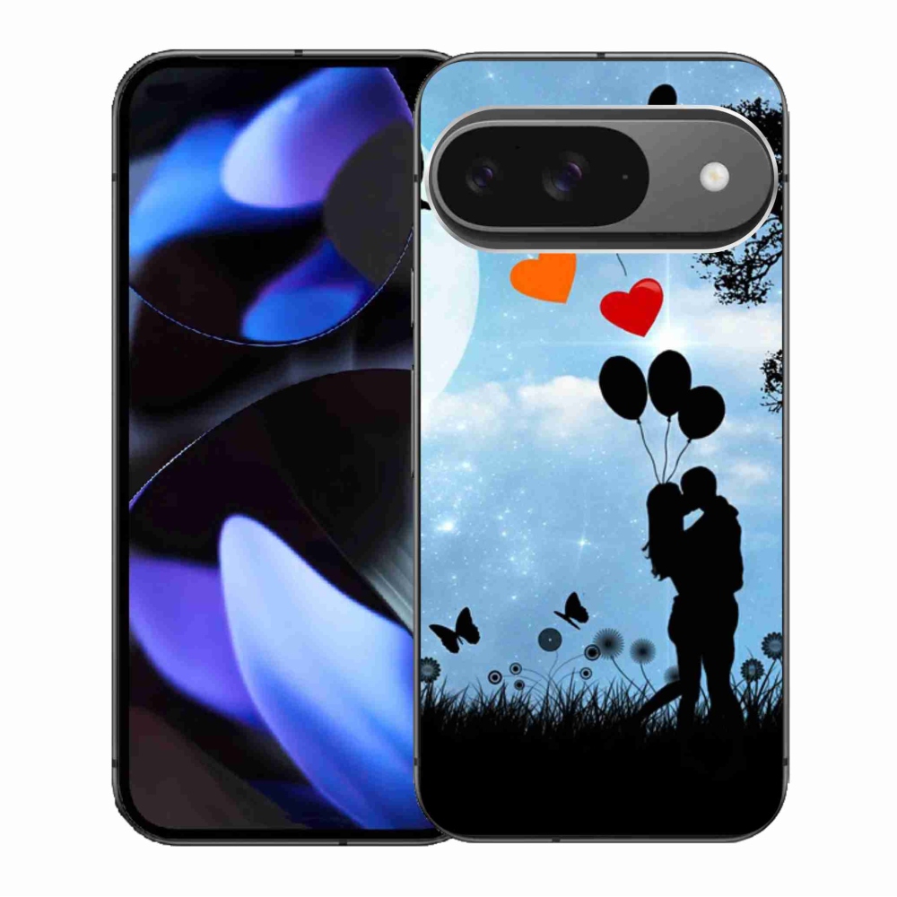Gél tok mmCase a Google Pixel 9/9 Pro számára - szerelmespár