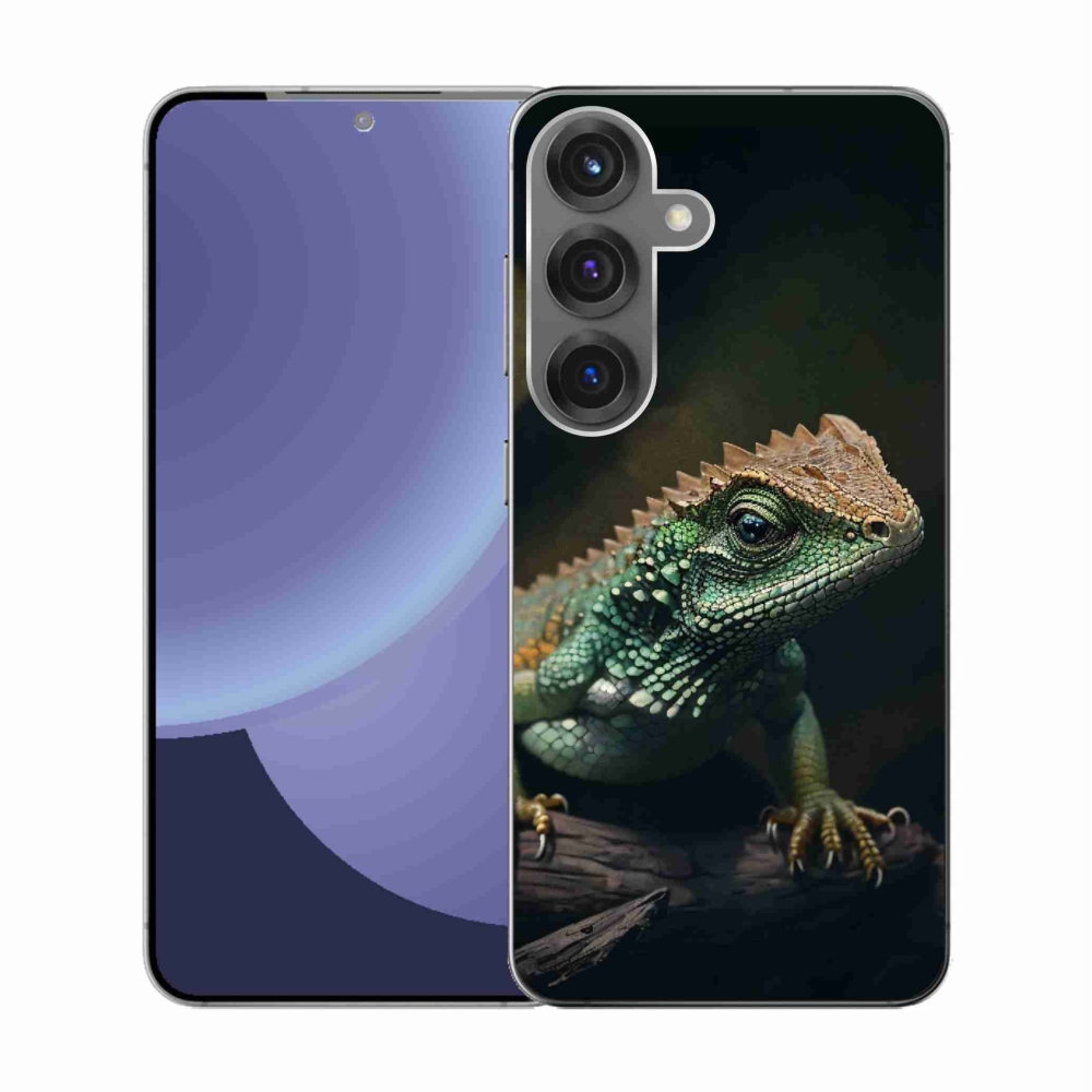 Gél borítás mmCase Samsung Galaxy S25 készülékhez - gyík