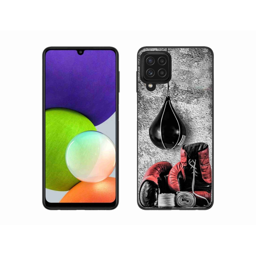 Gél borítás mmCase Samsung Galaxy A22 4G - bokszzsák és kesztyű - Samsung Galaxy A22 4G számára