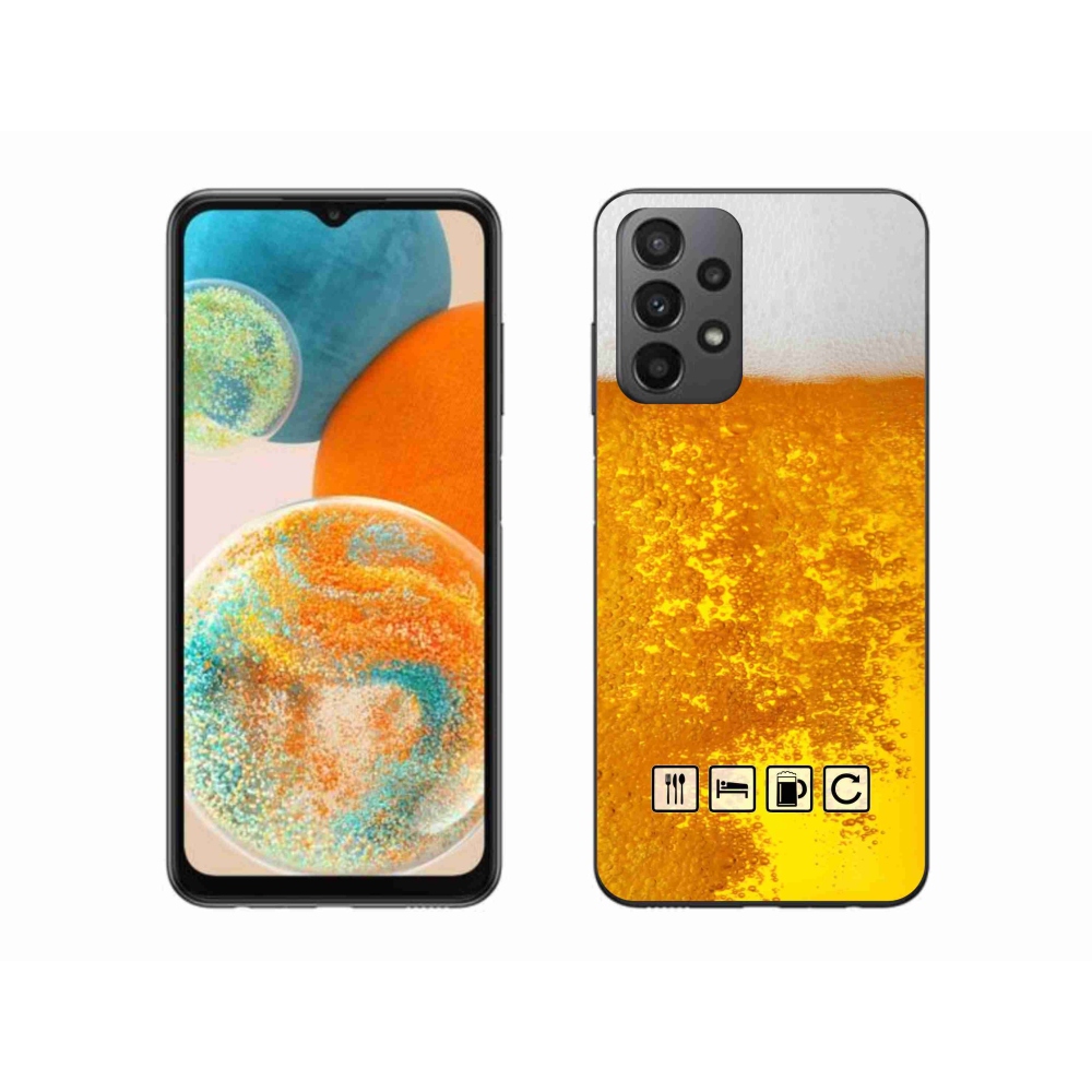 Gél borítás mmCase Samsung Galaxy A23 4G/5G - sör motívum 3