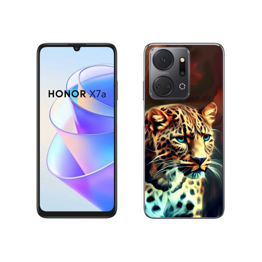 Zselés borítás mmCase a Honor X7a készülékhez - leopárd