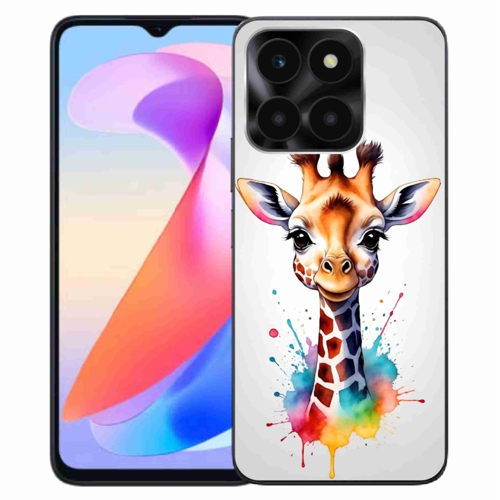 Zselés borítás mmCase a Honor X6a készülékhez - zsiráf 1