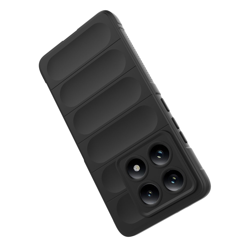 Rugg tartós zselés tok Xiaomi Redmi Note 14 Pro 5G/Poco X7 5G - fekete