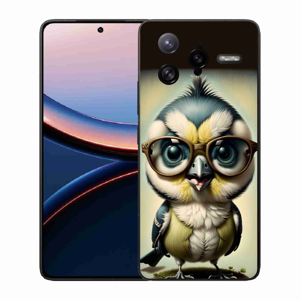 Gél borítás mmCase a Xiaomi Poco F7 Ultra - kölyök szemüveggel