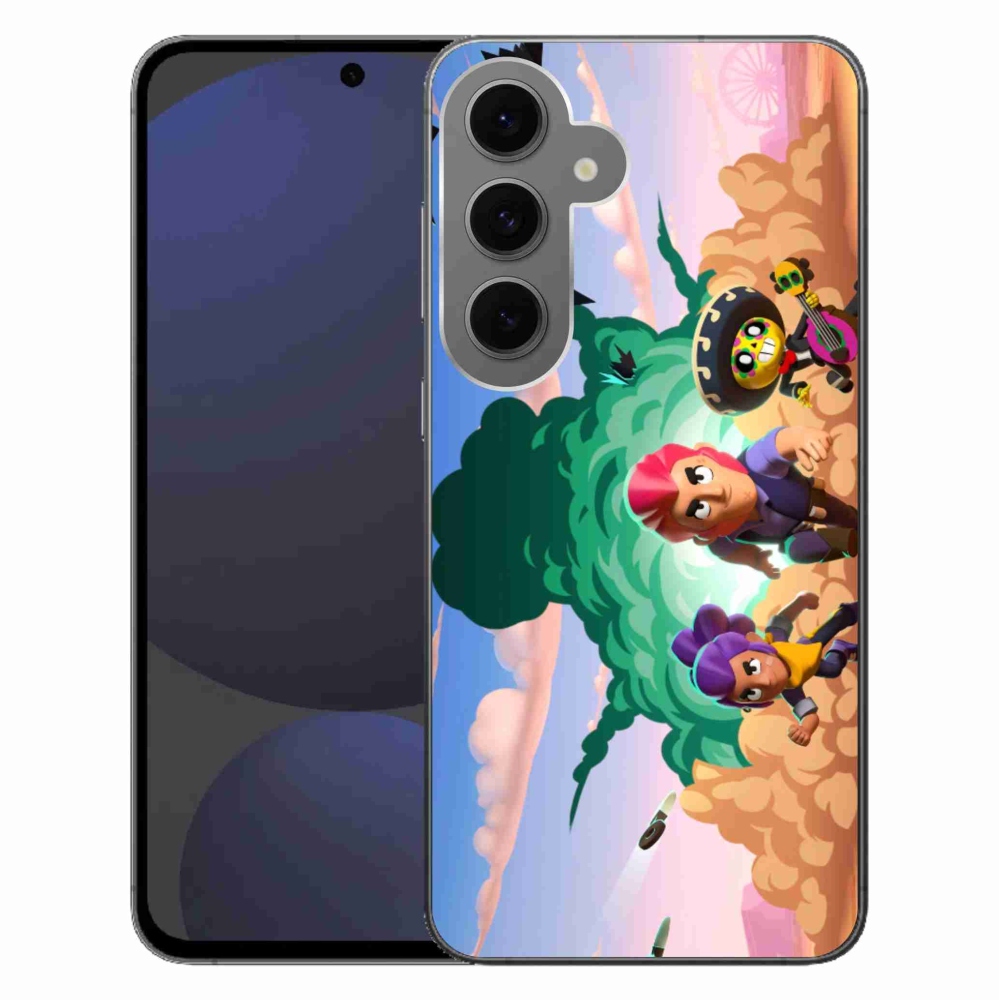 Zselés borítás mmCase Samsung Galaxy S24 FE - verekedős csillagok