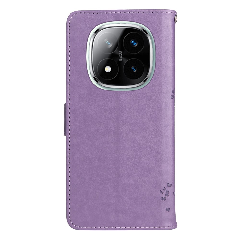Fák könyve tok Xiaomi Redmi Note 14 Pro 5G/Poco X7 5G/Note 14 Pro+ 5G - világos lila