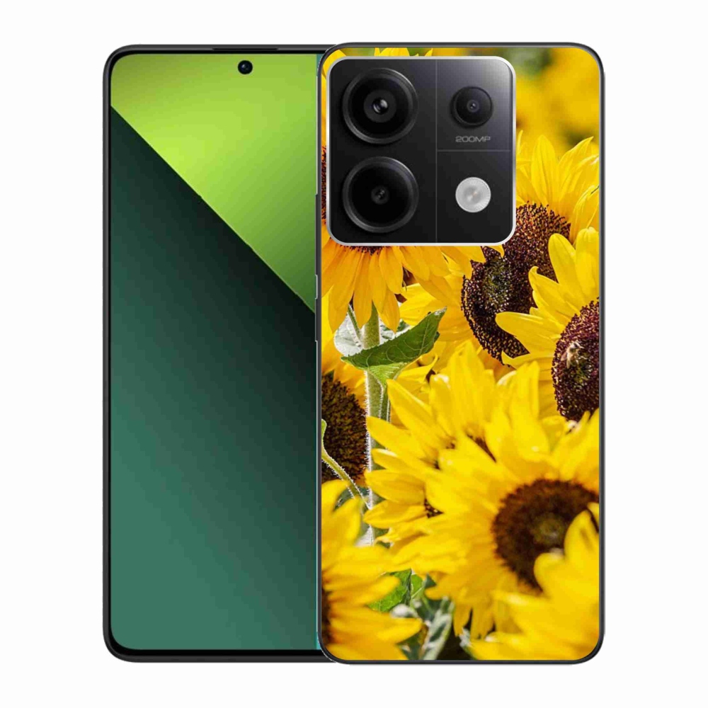 Gél borítás mmCase a Xiaomi Redmi Note 13 Pro 5G/Poco X6 5G számára - Napraforgó