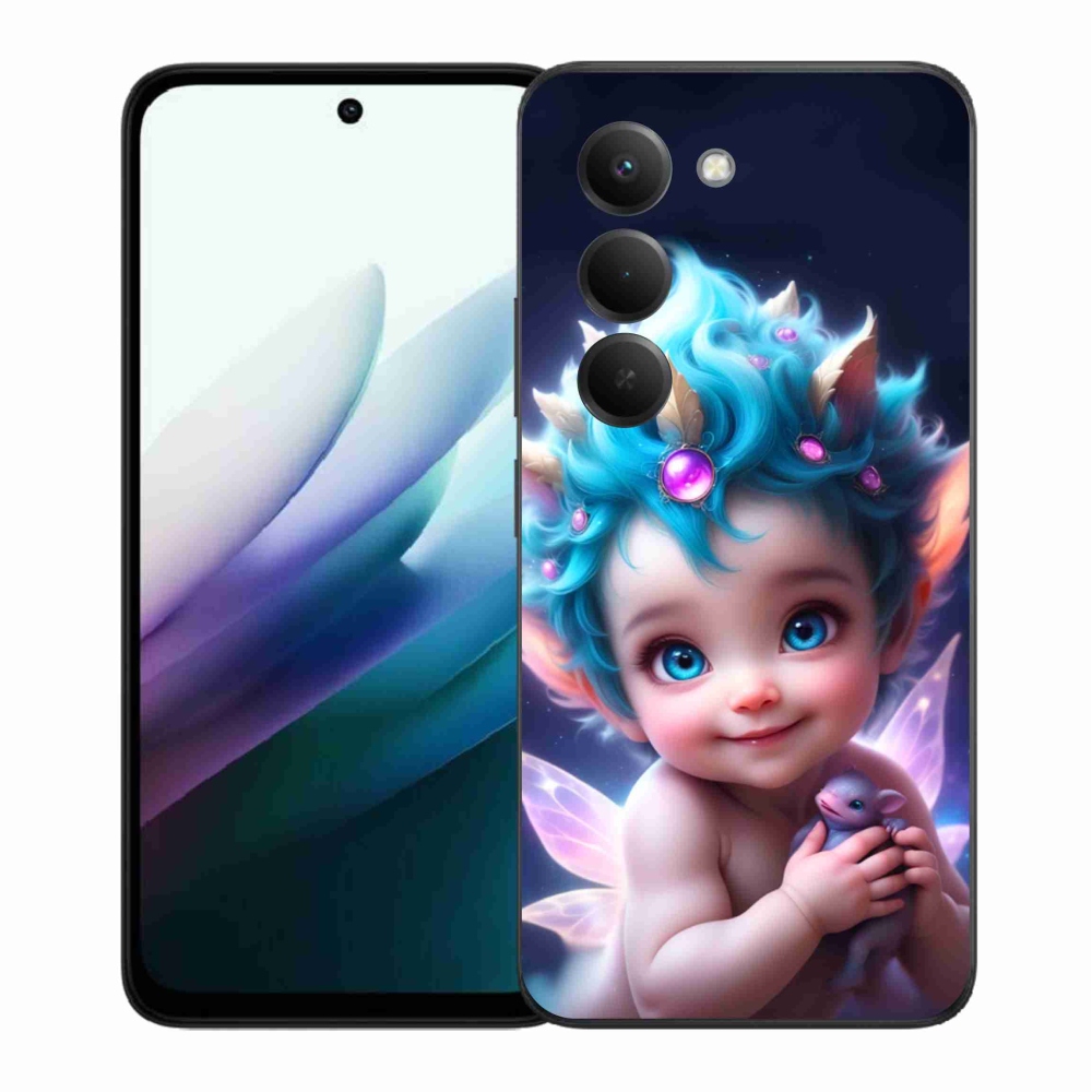 Gél borítás mmCase a Xiaomi Redmi 15 4G/5G (171mm) - baba pillangószárnyakkal