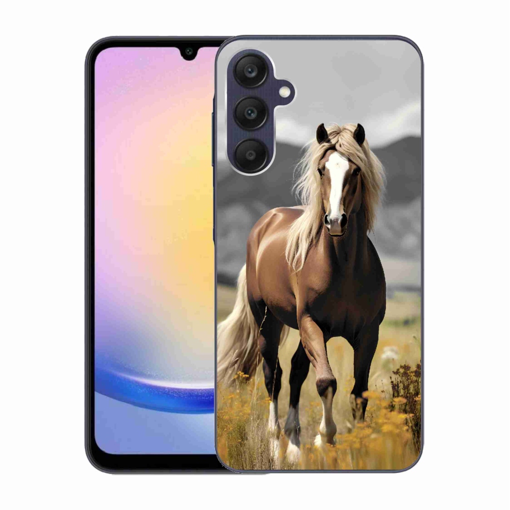 Zselés borítás mmCase Samsung Galaxy A25 5G - barna ló 1