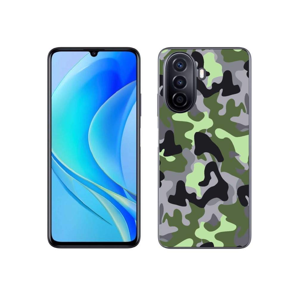 Gél borítás mmCase a Huawei Nova Y70 készülékhez - terepszínű minta 7