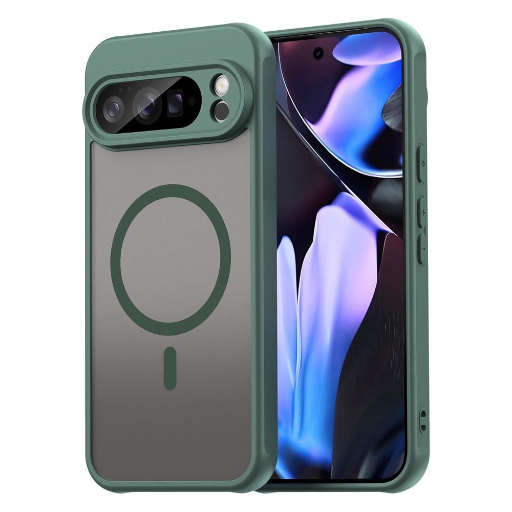 Matta zselés tok MagSafe-val a Google Pixel 10 Pro XL-re - zöld színben