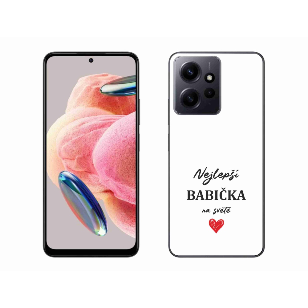 Gél borító mmCase a Xiaomi Redmi Note 12 4G - a legjobb nagymama 1 fehér háttérrel