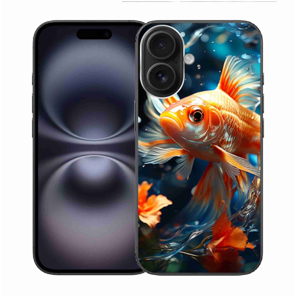 Zselés borítás mmCase iPhone 16 készülékhez - hal
