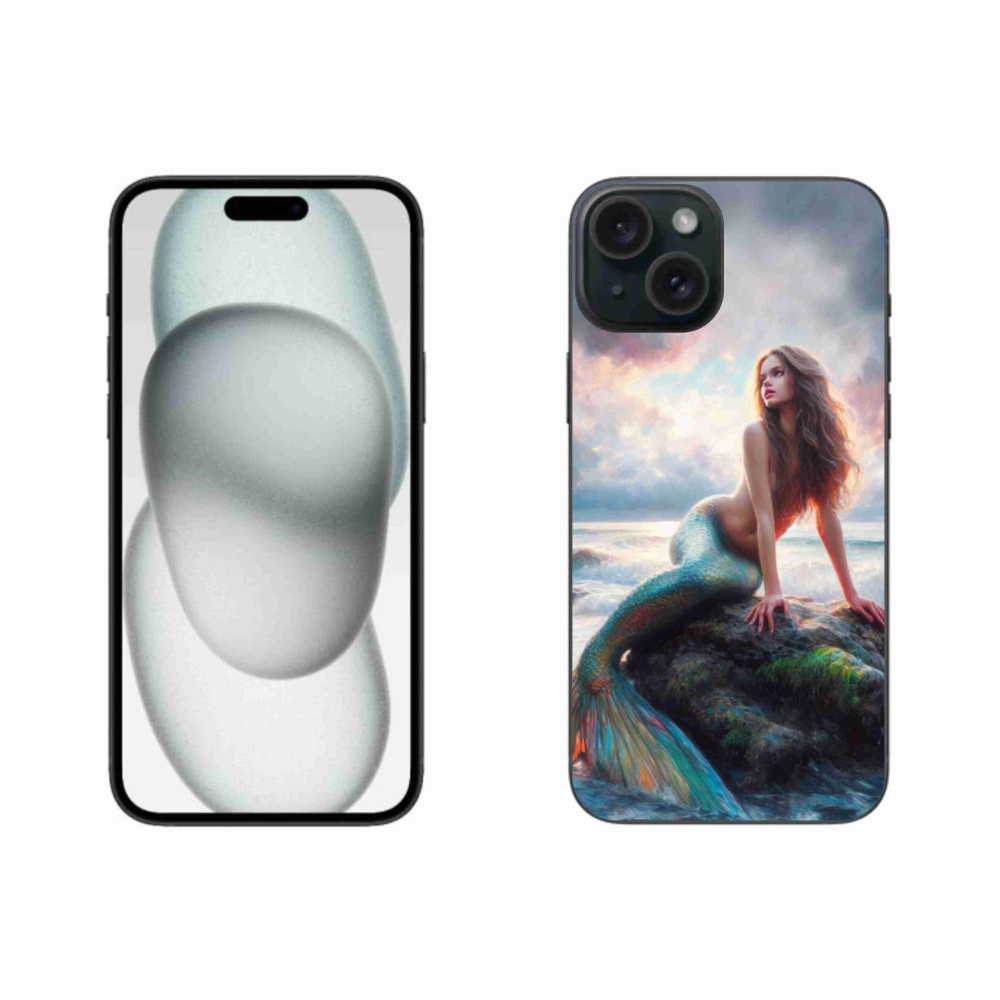 Zselés borítás mmCase iPhone 15 Plus készülékhez - sellő