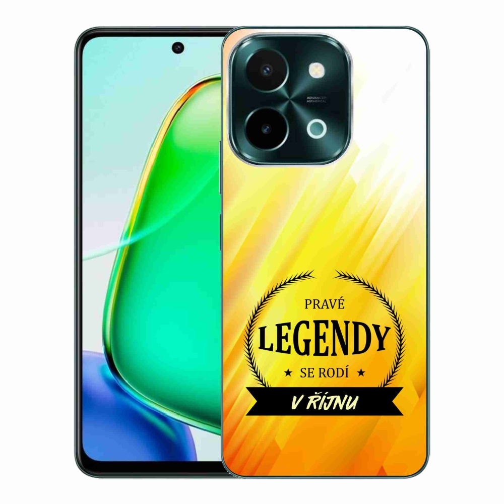 Gel Cover mmCase a Vivo Y28-on - Októberi legendák sárga háttérrel