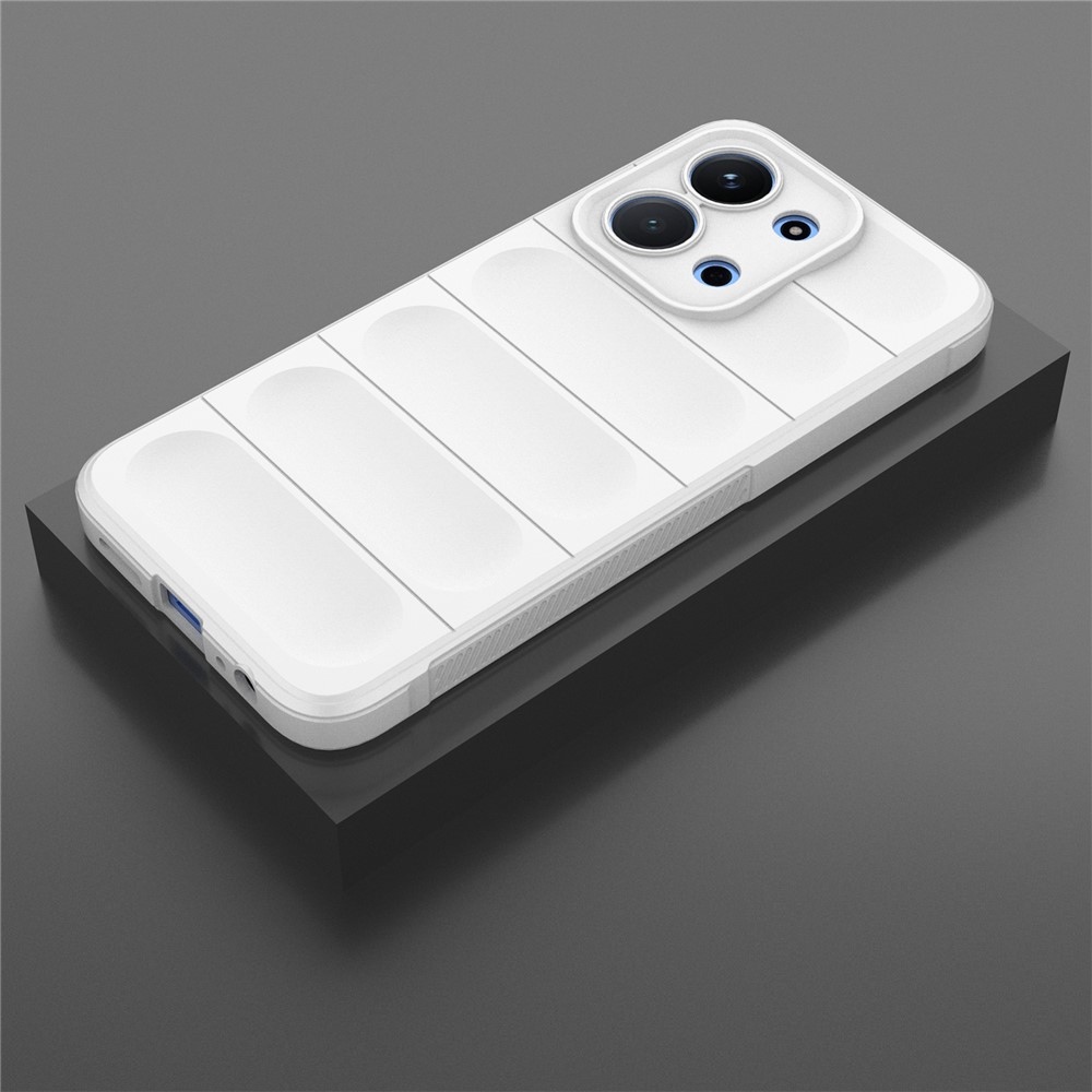Rugg tartós zselés tok Xiaomi Redmi 15C 4G (171mm)/Poco C85 4G (171mm) - fehér