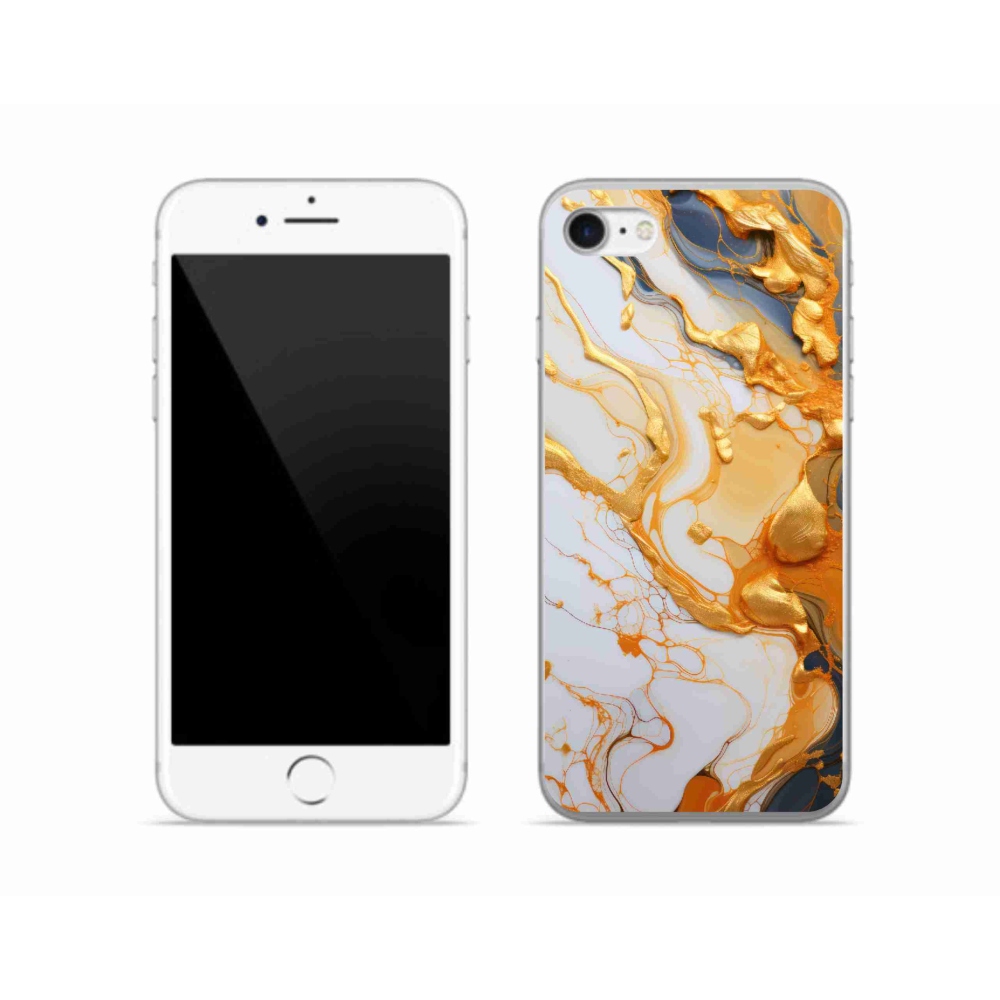 Gél borító mmCase iPhone SE (2020) - absztrakt motívum 6