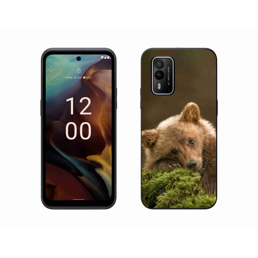 Zselés borító mmCase a Nokia XR21 készülékhez - medve