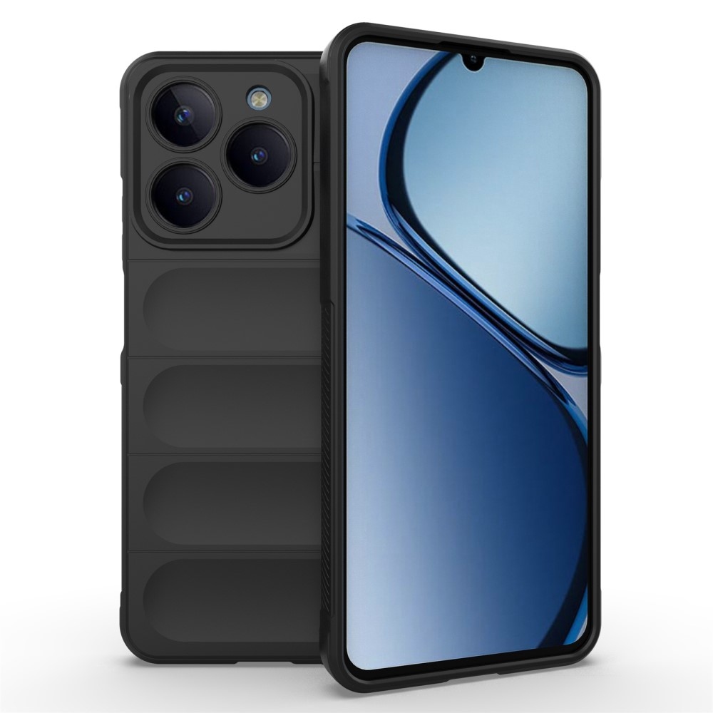 Rugg tartós zselés tok a Realme C61 készülékhez - fekete