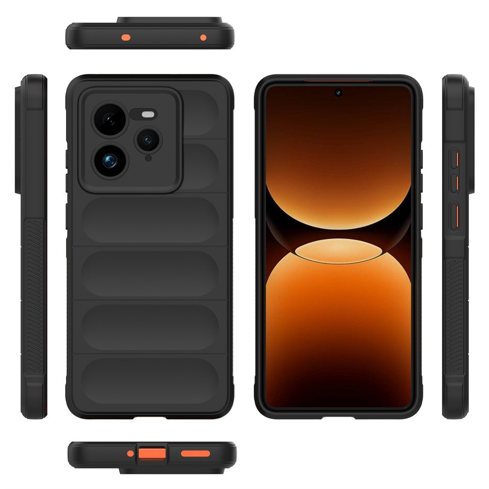 Rugg tartós zselés tok a Realme GT 7 Pro 5G készülékhez - fekete