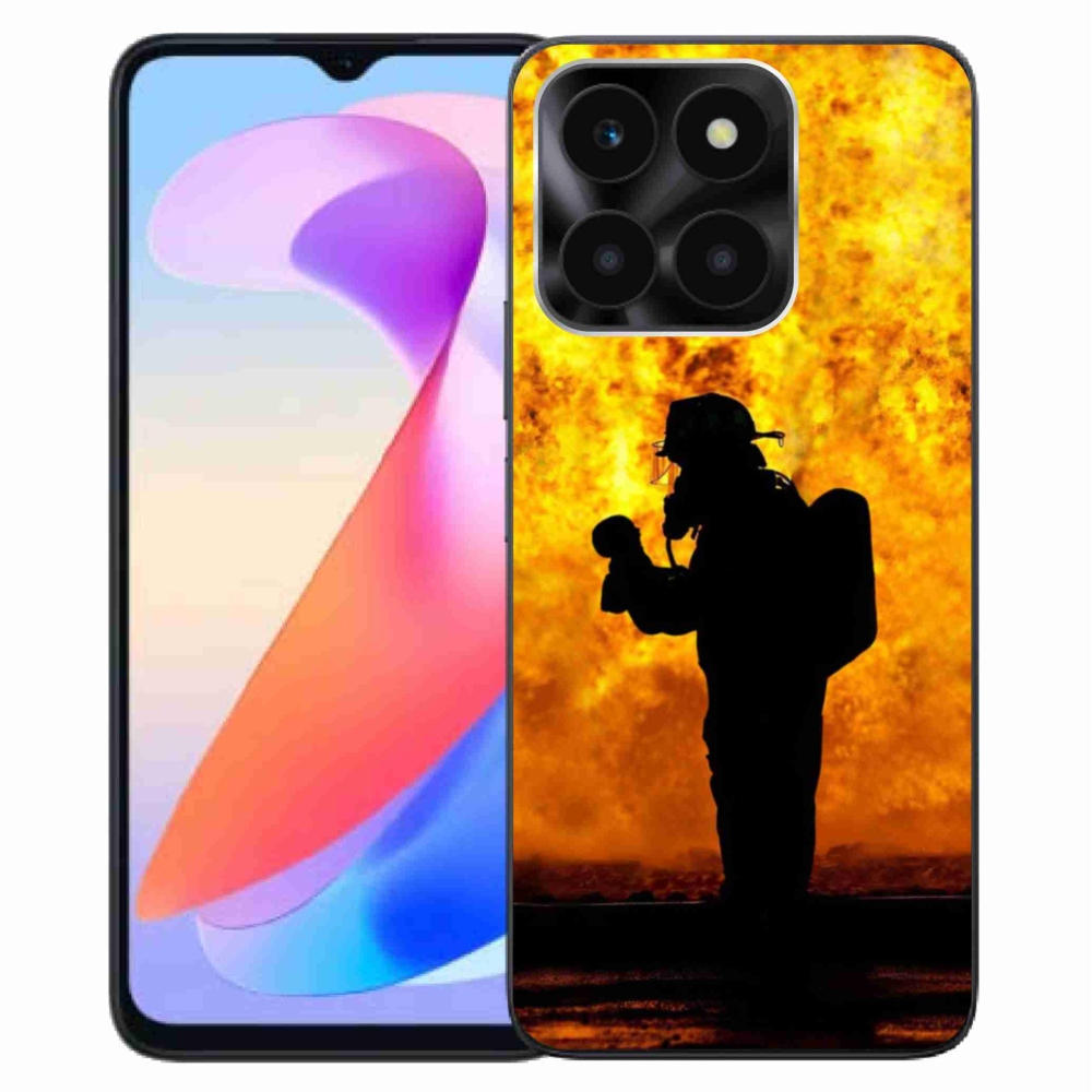 Gél borítás mmCase a Honor X6a számára - tűzoltó