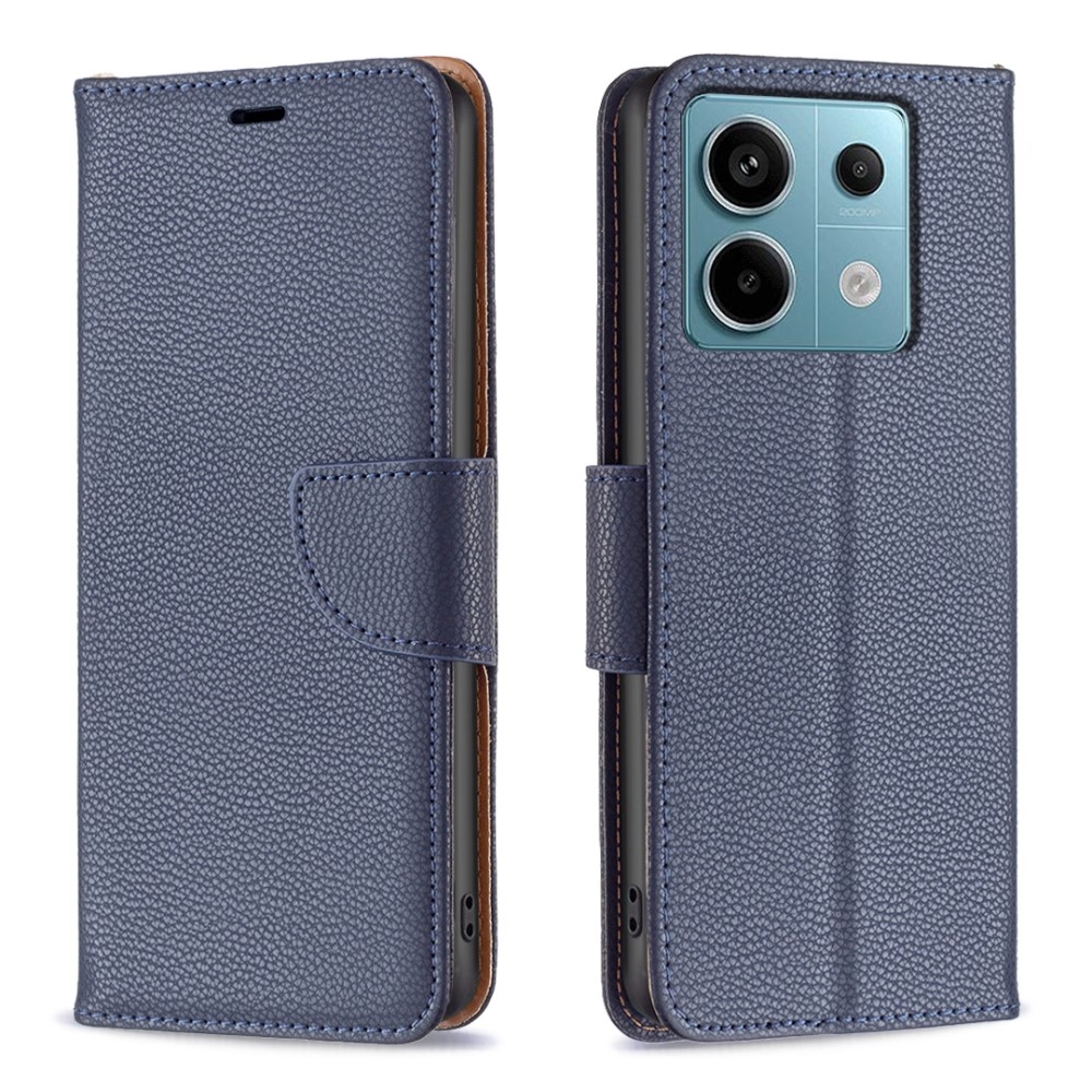 Állványos könyv tok Xiaomi Redmi Note 13 Pro 5G/Poco X6 5G - sötétkék